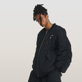 RELABEL 23AW Structured Pleated Split Llight Jacket Cotton Jacket