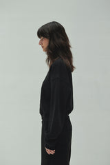 DIAGONAL LOGO HALF ZIP UP