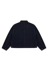 Boxy Denim Utility Jacket