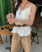 Ribbon blouse top