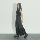 PROPELLER SKIRT: CHARCOAL