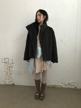 アプリコットピンタックドレス (3 Colors)