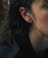 [925 silver] Deux.silver.196 / ミニバウトピアス (ゴールド)