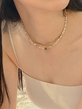 Bruno Beads Initials Necklace