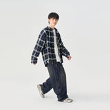 TopBasics Work Washed Barrel Leg Denim Pants