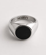 NR-303 Round Onyx Signet Surgical Ring
