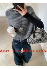 Trend Belt Wide Bootcut Denim Pants