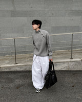 Nell Line Neck Button Knit