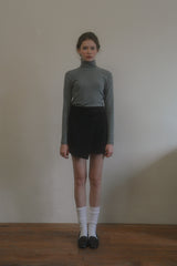 Early corduroy mini skirt_black