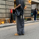 LMNムントヴィンテージブロンズウォッシングデニムパンツ (Gray)