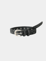 [Unisex] Leopard classic eyelet  belt(3color)