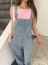 hickory denim overall