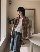 Wavy Bohemian Mix Short Sleeve Shirt