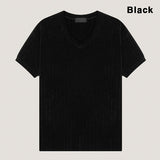 ロバートベロアVネックショートスリーブTシャツ