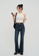 [U-BASIC] Winnie Halter Ribbed Sleeveless