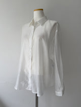Ver Tencel See-through Loose Fit Shirt