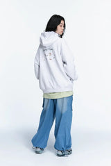 26FW★ Cherry Cake Embroidered Hoodie