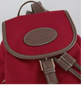 Nostalgia Canvas Backpack Red