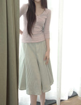 blush 3/4 tee