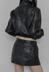 [mnem] ウィスプレザースカート