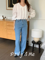 Summer cool wide denim(2color)