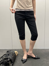 Shy Black Capri Jeans