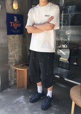 リベットピンタックバミューダパンツ