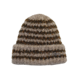 フラッフィーストライプビーニー (2 COLORS)
