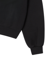 25FW WOMAN PALETTE LETTERING CROP SWEATSHIRT BLACK