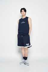 25SS ラウンディングシンボルロゴスリーブレス ダークネイビー