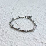 マットボーンリンクブレスレット