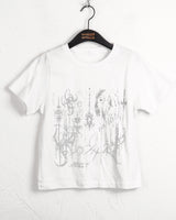 Pecon Tattoo Semi Crop Short Sleeve T-Shirt