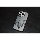black flower epoxy case. 003