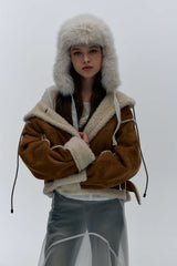 ADORABLE HOOD MUSTANG / CAMEL