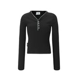 DAISY TOP-BLACK
