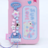 SUN CASE UNICON BEADS PINK