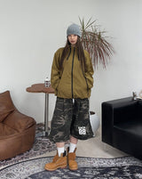 Raven Multi-Zipper Check Jacket
