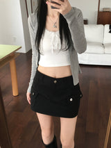 Ribbon lace sleeveless (3 colors)