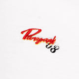 EMBROIDERED SCRIPT LOGO T SHIRT