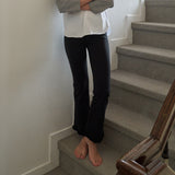 Soft Frill Easy Pants