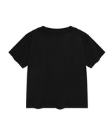 SILVER BRUSH LOGO SHORT SLEEVE BLACK