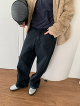 キャロンヴィンテージルーズフィットデニムパンツ