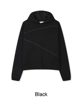 クリードステッチワッフルフーディ