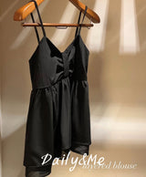 Ribbon bustier(2color)
