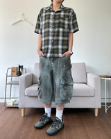 Shunut Checkered Short-Sleeved Shirt