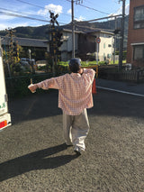 カーブド トラック パンツ