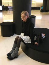 Slit Wave Golji Leg Warmers (3c)