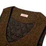 [LINE] Wool Jacquard Button Vest