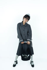 bigribbon jacket(gray)