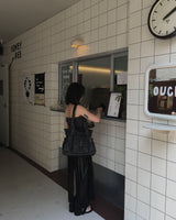 レザーフリップフロップブーツ